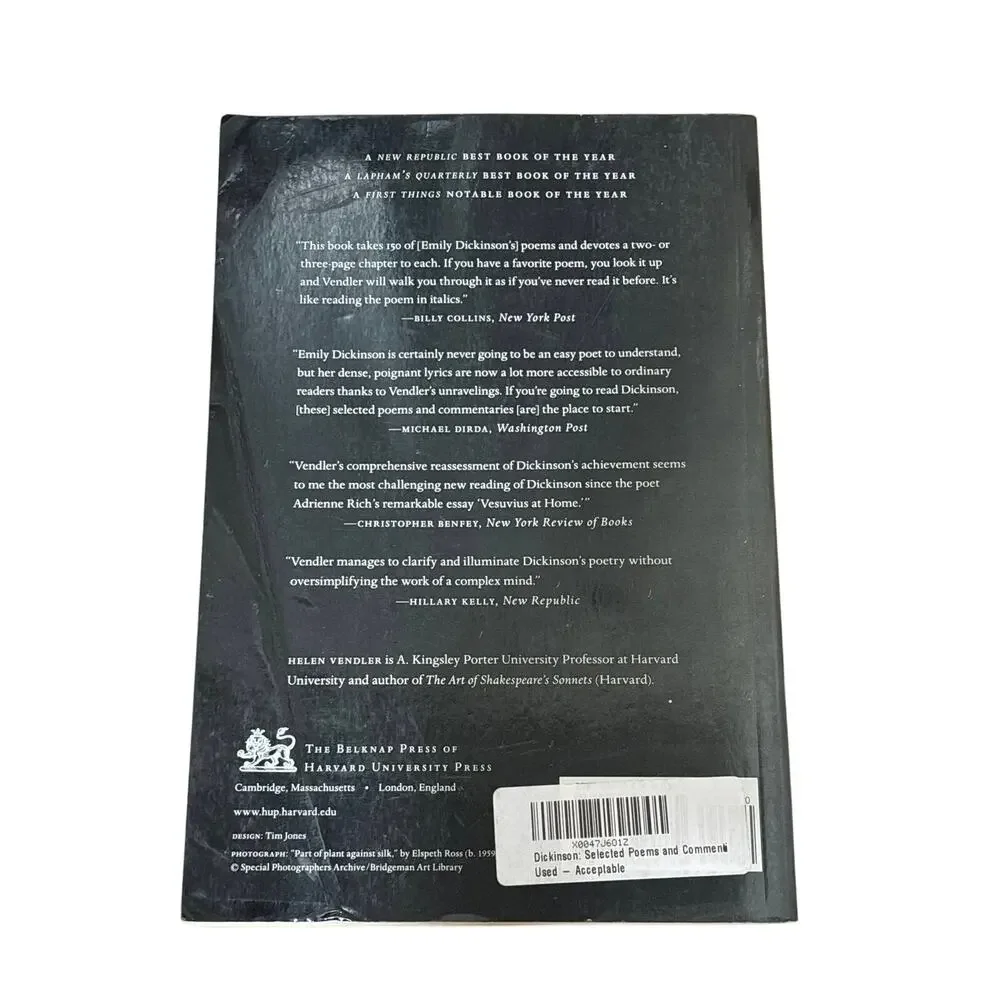 Dickinson: Selected Poems and Commentaries